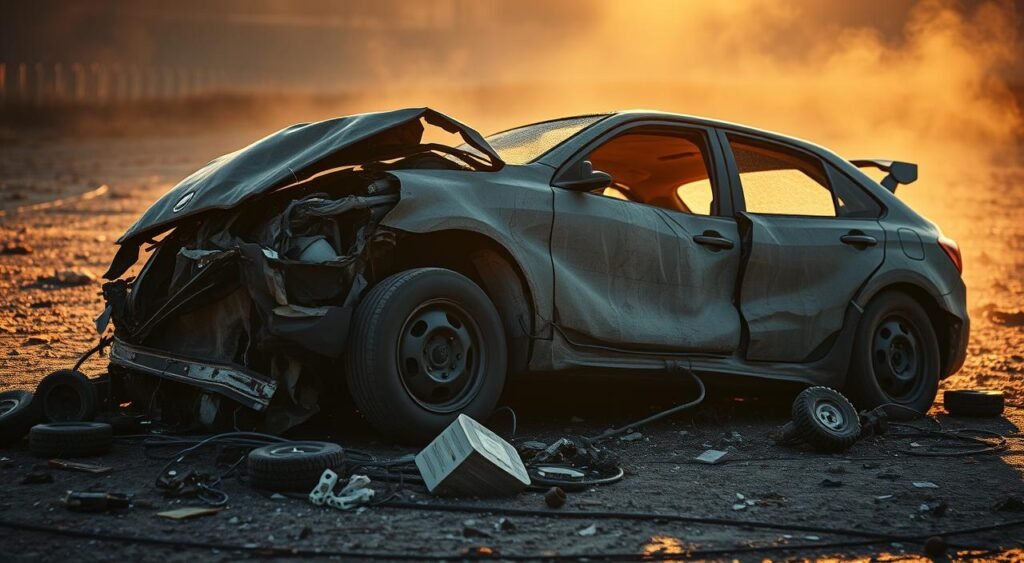 perda total do veículo